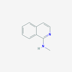 molecular formula C10H10N2 B3138531 N-甲基异喹啉-1-胺 CAS No. 46000-11-7