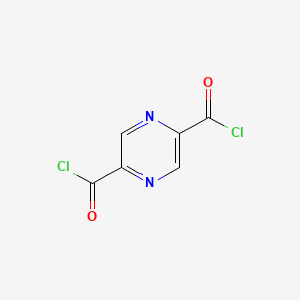 molecular formula C6H2Cl2N2O2 B3138568 2,5-Pyrazinedicarbonyl dichloride CAS No. 46112-20-3