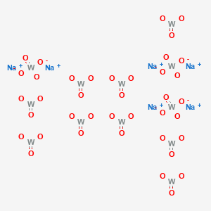 molecular formula H2O40Na6W12 B031386 六钨酸钠水合物 CAS No. 12141-67-2