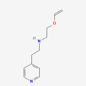 molecular formula C11H16N2O B3138642 (2-吡啶-4-基乙基)-(2-乙烯氧基乙基)-胺 CAS No. 462068-53-7