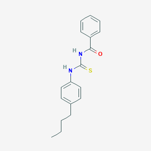 molecular formula C18H20N2OS B313866 N-[(4-butylphenyl)carbamothioyl]benzamide 