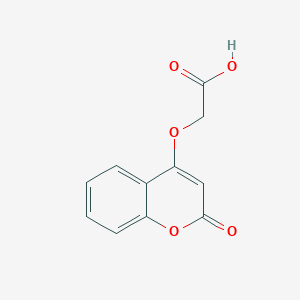 molecular formula C11H8O5 B3138660 2-((2-氧代-2H-色满-4-基)氧基)乙酸 CAS No. 462094-45-7