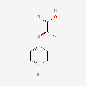 molecular formula C9H9BrO3 B3138666 (2R)-2-(4-bromophenoxy)propanoic acid CAS No. 46232-97-7