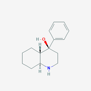 (4s,4As,8as)-4-phenyldecahydro-4-quinolinol