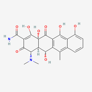 molecular formula C22H22N2O8 B3138695 Anhydrooxytetracycline CAS No. 4660-26-8
