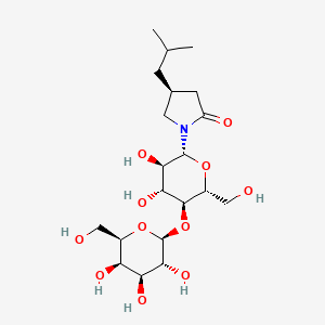 molecular formula C20H35NO11 B3138700 Unii-zvk8QH9Q2U CAS No. 466678-44-4
