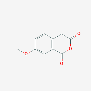 molecular formula C10H8O4 B3138776 1H-2-Benzopyran-1,3(4H)-dione, 7-methoxy- CAS No. 4702-29-8