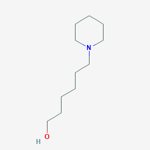 molecular formula C11H23NO B3138787 N-(6-hydroxyhexyl)piperidine CAS No. 4711-14-2