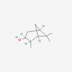 molecular formula C10H18O B3138830 2,6,6-Trimethylbicyclo[3.1.1]heptan-3-ol CAS No. 473-61-0