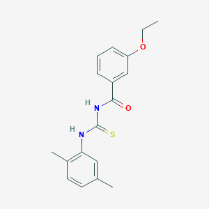 molecular formula C18H20N2O2S B313887 N-[(2,5-dimethylphenyl)carbamothioyl]-3-ethoxybenzamide 