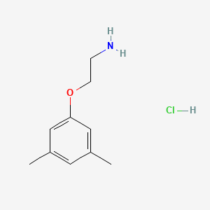 molecular formula C10H16ClNO B3138917 1-(2-Aminoethoxy)-3,5-dimethylbenzene hydrochloride CAS No. 474002-61-4
