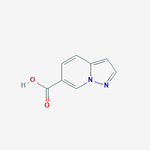 molecular formula C8H6N2O2 B3138955 Pyrazolo[1,5-a]pyridine-6-carboxylic acid CAS No. 474432-61-6