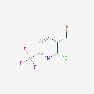 molecular formula C7H4BrClF3N B3139106 3-溴甲基-2-氯-6-(三氟甲基)吡啶 CAS No. 477207-33-3