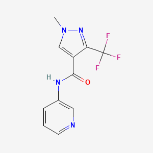 1-methyl-N-(3-pyridinyl)-3-(trifluoromethyl)-1H-pyrazole-4-carboxamide