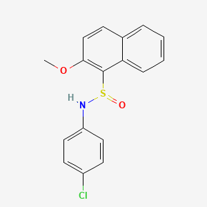 N-(4-chlorophenyl)-2-methoxy-1-naphthalenesulfinamide