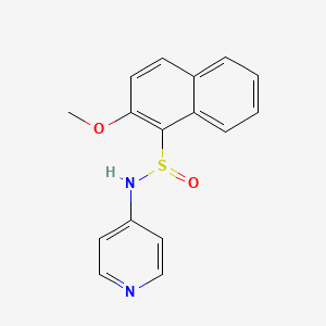 2-methoxy-N-(4-pyridinyl)-1-naphthalenesulfinamide