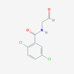 molecular formula C9H7Cl2NO2 B3139453 2,5-dichloro-N-(2-oxo-ethyl)-benzamide CAS No. 477772-64-8