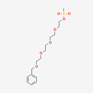 1-Phenyl-2,5,8,11-tetraoxatridecan-13-yl methanesulfonate