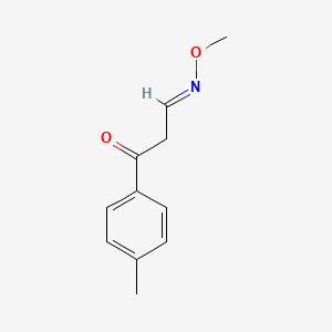 molecular formula C11H13NO2 B3139614 3-(4-methylphenyl)-3-oxopropanal O-methyloxime CAS No. 477851-40-4