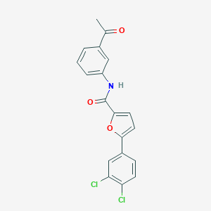 molecular formula C19H13Cl2NO3 B313962 N-(3-acetylphenyl)-5-(3,4-dichlorophenyl)furan-2-carboxamide 