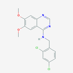 N-(2,4-dichlorobenzyl)-6,7-dimethoxy-4-quinazolinamine