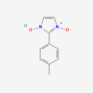 molecular formula C10H10N2O2 B3139800 1-hydroxy-2-(4-methylphenyl)-1H-imidazol-3-ium-3-olate CAS No. 477856-06-7
