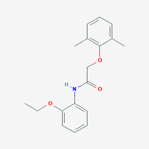 molecular formula C18H21NO3 B313984 2-(2,6-dimethylphenoxy)-N-(2-ethoxyphenyl)acetamide 