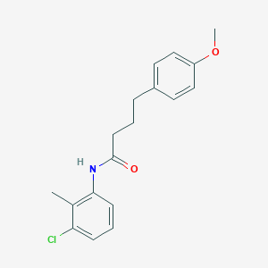 molecular formula C18H20ClNO2 B314000 N-(3-chloro-2-methylphenyl)-4-(4-methoxyphenyl)butanamide 