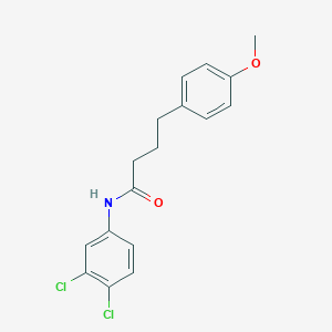 molecular formula C17H17Cl2NO2 B314001 N-(3,4-dichlorophenyl)-4-(4-methoxyphenyl)butanamide 
