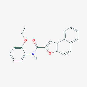 molecular formula C21H17NO3 B314015 N-(2-ethoxyphenyl)naphtho[2,1-b]furan-2-carboxamide 