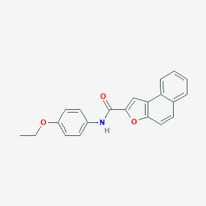 molecular formula C21H17NO3 B314016 N-(4-ethoxyphenyl)naphtho[2,1-b]furan-2-carboxamide 