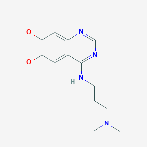 molecular formula C15H22N4O2 B3140163 N~1~-(6,7-dimethoxy-4-quinazolinyl)-N~3~,N~3~-dimethyl-1,3-propanediamine CAS No. 477868-52-3