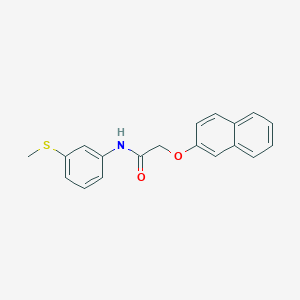 N-[3-(methylsulfanyl)phenyl]-2-(naphthalen-2-yloxy)acetamide