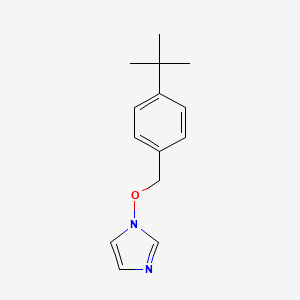 molecular formula C14H18N2O B3140229 1-{[4-(tert-butyl)benzyl]oxy}-1H-imidazole CAS No. 477870-00-1