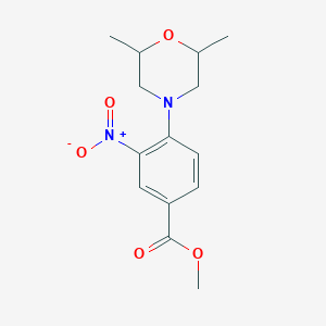 Methyl 4-(2,6-dimethylmorpholin-4-yl)-3-nitrobenzoate