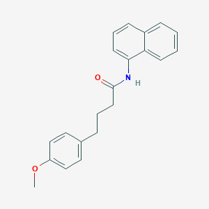 molecular formula C21H21NO2 B314028 4-(4-methoxyphenyl)-N-(1-naphthyl)butanamide 