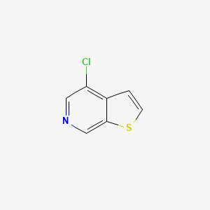 molecular formula C7H4ClNS B3140348 4-Chlorothieno[2,3-C]pyridine CAS No. 477874-92-3