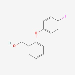 molecular formula C13H11IO2 B3140438 [2-(4-碘苯氧基)苯基]甲醇 CAS No. 477886-99-0