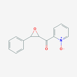 molecular formula C14H11NO3 B3140490 2-[(3-Phenyl-2-oxiranyl)carbonyl]-1-pyridiniumolate CAS No. 477889-57-9