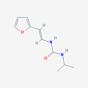 molecular formula C10H14N2O2 B3140579 N-(2-(2-Furyl)vinyl)-N'-isopropylurea CAS No. 478030-95-4