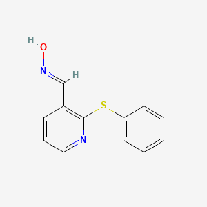 2-(Phenylsulfanyl)nicotinaldehyde oxime