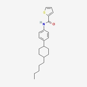 N-[4-(4-pentylcyclohexyl)phenyl]thiophene-2-carboxamide