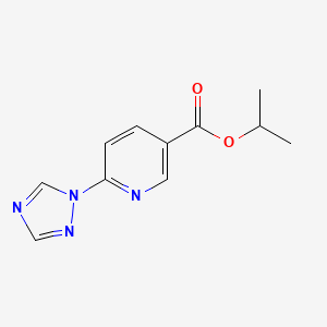 isopropyl 6-(1H-1,2,4-triazol-1-yl)nicotinate