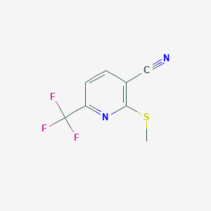 2-(Methylsulfanyl)-6-(trifluoromethyl)nicotinonitrile