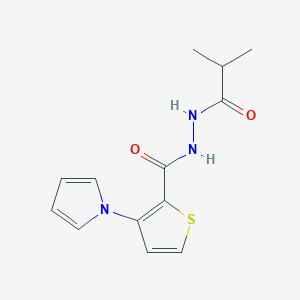 N'-isobutyryl-3-(1H-pyrrol-1-yl)-2-thiophenecarbohydrazide