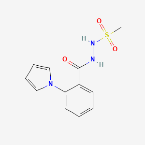 N'-[2-(1H-pyrrol-1-yl)benzoyl]methanesulfonohydrazide