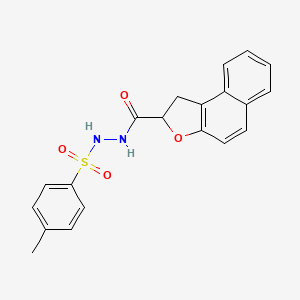 molecular formula C20H18N2O4S B3140977 N'-(1,2-dihydronaphtho[2,1-b]furan-2-ylcarbonyl)-4-methylbenzenesulfonohydrazide CAS No. 478064-25-4