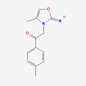 2-[2-imino-4-methyl-1,3-oxazol-3(2H)-yl]-1-(4-methylphenyl)-1-ethanone