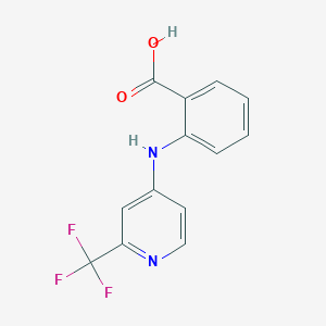 molecular formula C13H9F3N2O2 B3141054 2-{[2-(三氟甲基)-4-吡啶基]氨基}苯甲酸 CAS No. 478068-00-7