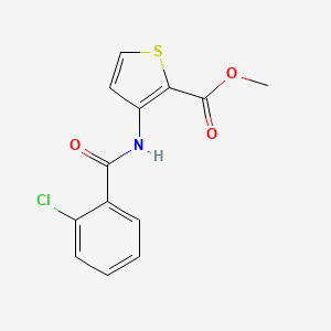 Methyl 3-(2-chlorobenzamido)thiophene-2-carboxylate